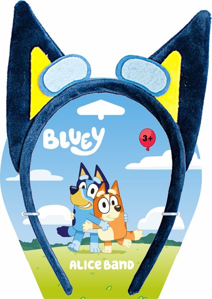 BLUEY by BBC Studios Official Licensed Girls Alice Band - Glitter Headband