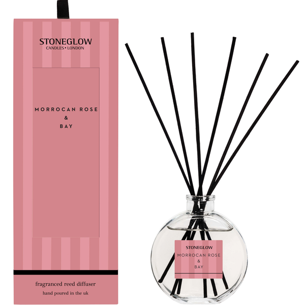 Stoneglow Fragranced Reed Diffuser - Moroccan Rose &amp; Bay
