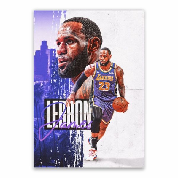 LeBron James Purple Poster - A1