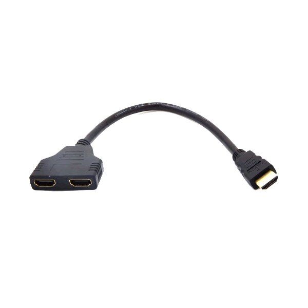 HDMI Splitter Male to Female Video Cable 1 to 2