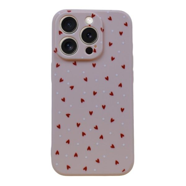Love Dots Phone Case Compatible With Phone 15 Pro Max - Pink