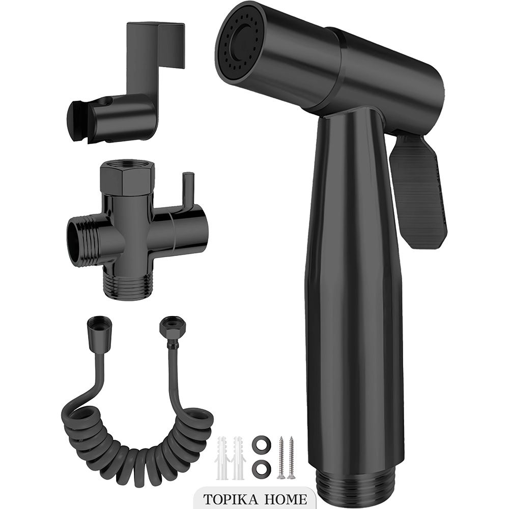 Topika - Bidet Sprayer Handle for Toilets, Handheld Spray Kit, SS Finish