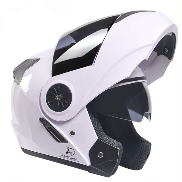 FANTUAN Motorcycle helmet Head protection for road cycling Sunshade mirror