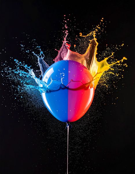 Canvas wallart Home decor Modern art Pop art Minimalist art - Water balloon