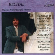 Plays Scarlatti, Beethoven, Schumann and Prokofiev (CD / Album)