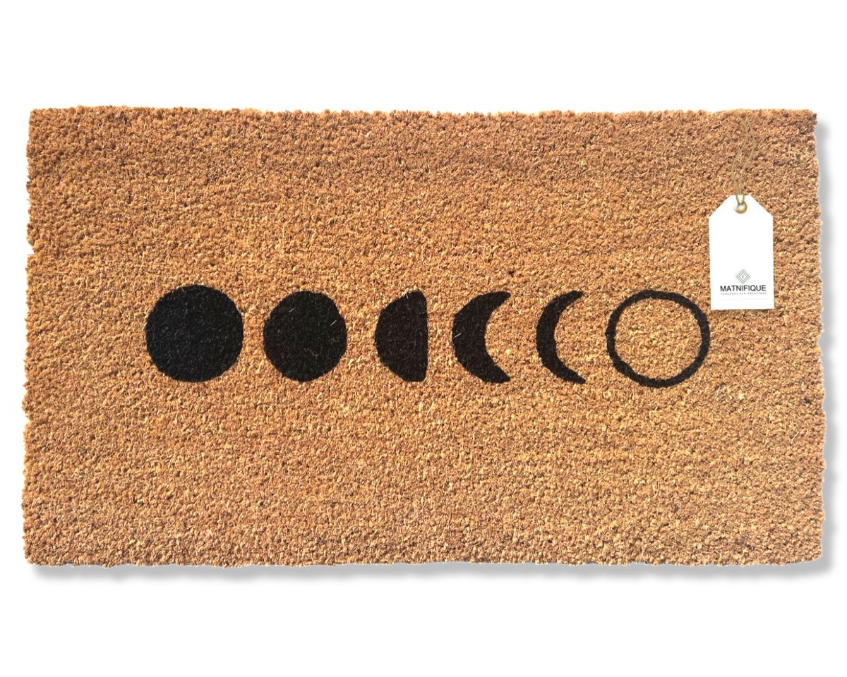 Moon Phase Design Coir Door Mat 700 x 400 x 14mm Buy Online in South