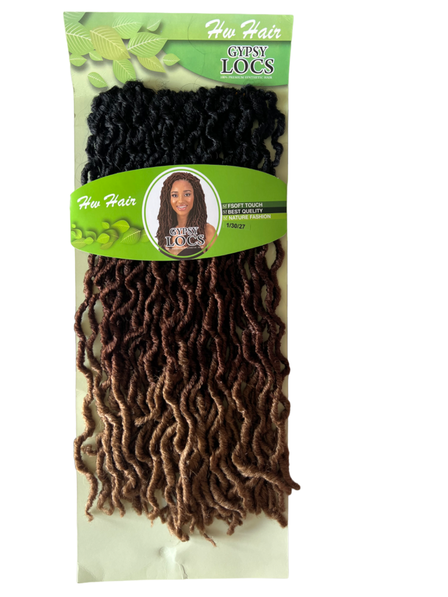 Gypsy Wavy Locs - Faux Locs - 20 Inch - (3 Bundles) - HW Hair