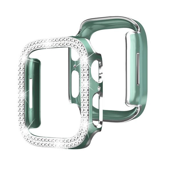 Compatible Apple Apple8 7 6 5 4 SE-Double Colour Hollow Frame 45mm