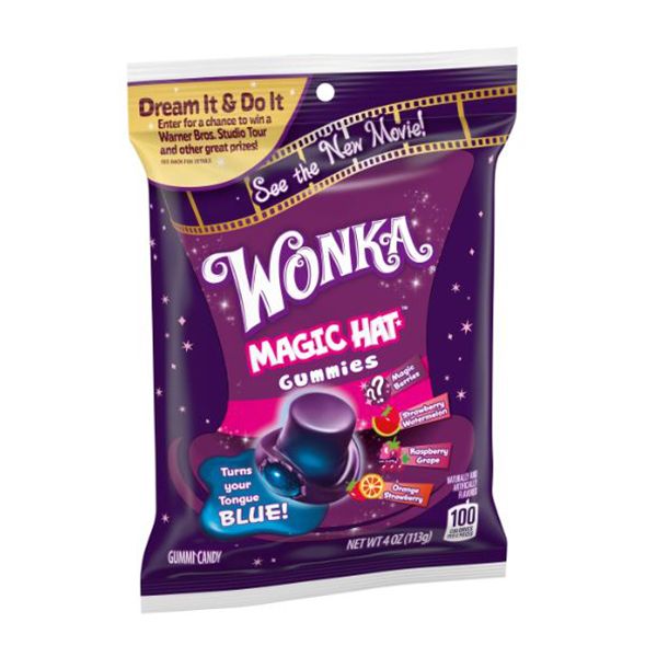 Wonka Magic Hat Gummies 2 x 113g Pegbags