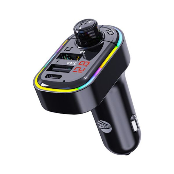 Moxom MX-VC27 Bluetooth 5.0 FM Transmitter - Triple USB Car Charger