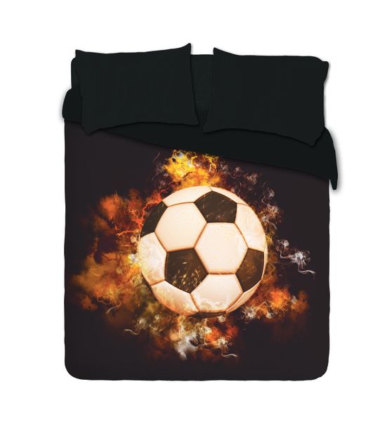 Imaginate Decor - Soccer Ball on Fire Duvet Cover Set