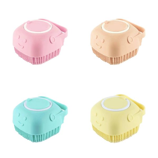 Pet Bath Massage Glove &amp; Brush Hair Remover
