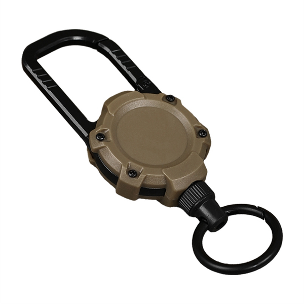 Camping Climbing Snap Clip Lock Buckle Hook Retention Rope Black