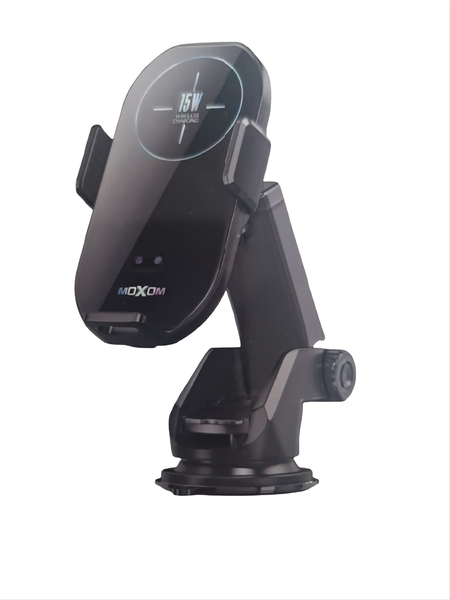 Moxom wireless charging smart phone holder 15w