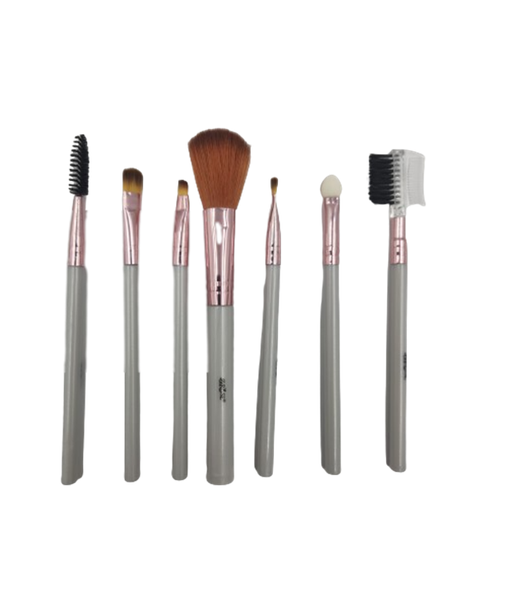 Makeup Brush Set of 7 - Grey