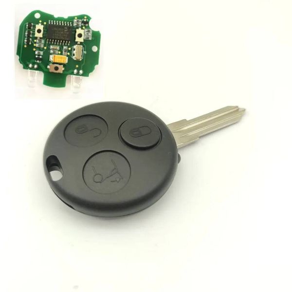 AEC Chip 433mhz Remote Car Key for Benz Smart Fortwo Forfour Roadster City