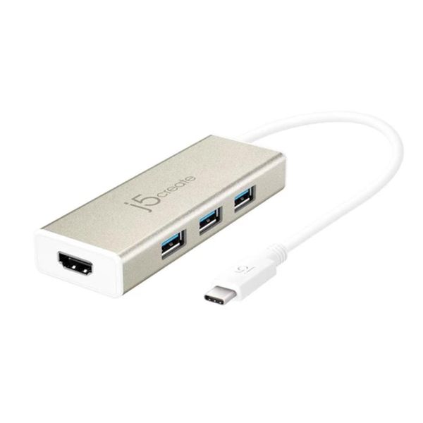 j5Create JCH451 USB Type-C to 3-Port USB Hub with 4K HDMI