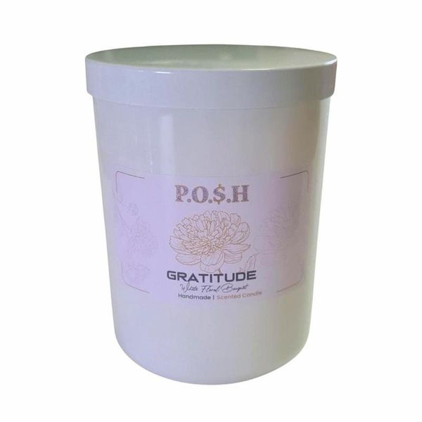 Natural Soy Wax Scented Candle - Floral Gardenia