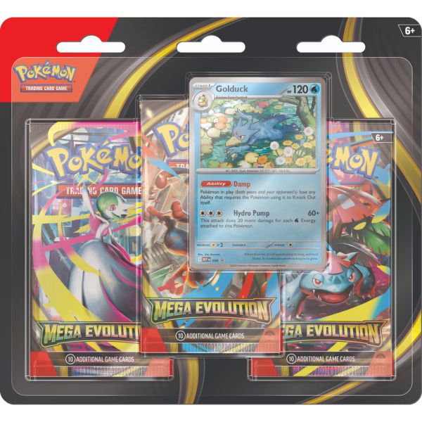 Pokemon: Mega Evolution 3-Pack Blister