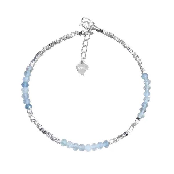 Aqua-marine Silver Bracelet