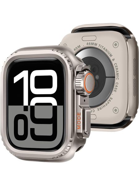 (Sport) 2 in 1 Metal Case Compatible with Apple Watch Series 11/10 46mm