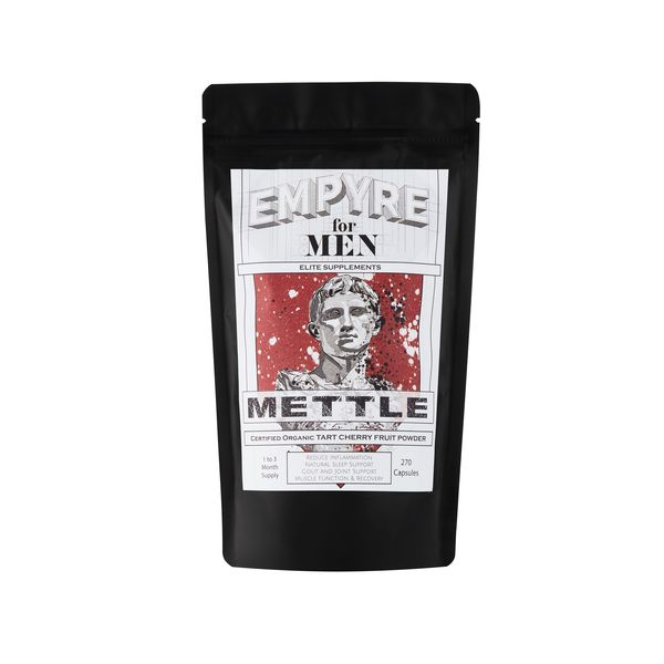 EMPYRE for MEN - METTLE - Tart Cherry Fruit Powder. 270 Capsules