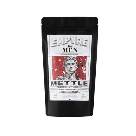 EMPYRE for MEN - METTLE - Tart Cherry Fruit Powder. 270 Capsules