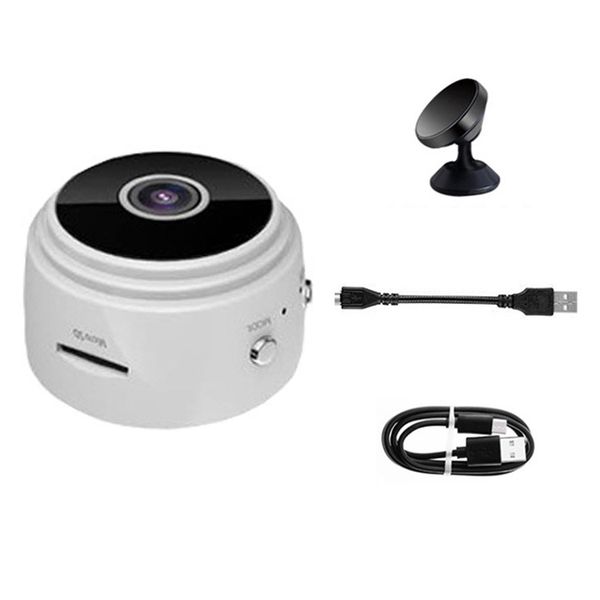 1080P WiFi Baby Monitor Compact Night Vision White