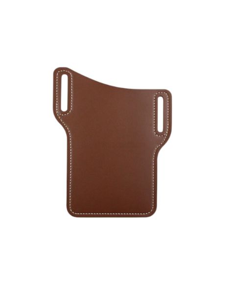 Universal Faux Leather Phone Bag - Brown