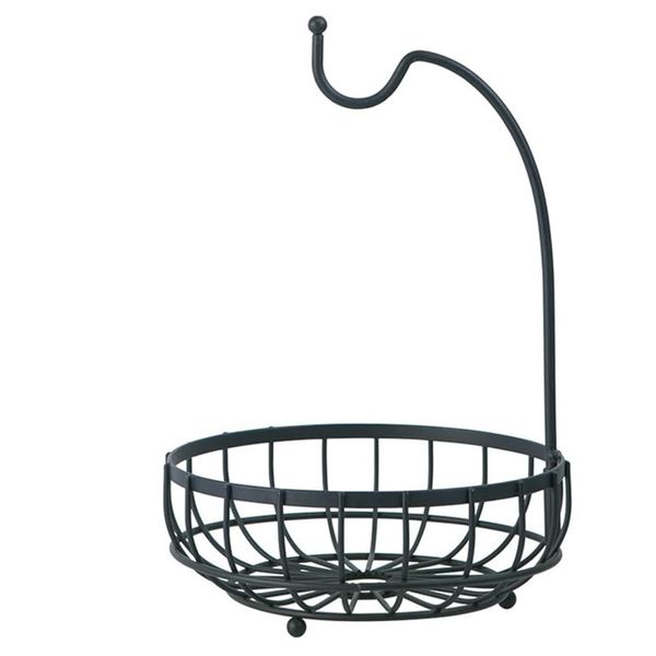 Home Kitchen Classic Retro Style Metal Fruit Storage Basket (37cm)