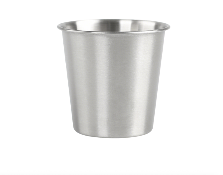 5 - Pieces 200ml Stainless Steel Outdoor Camping Cups Large-capacity Water Cups