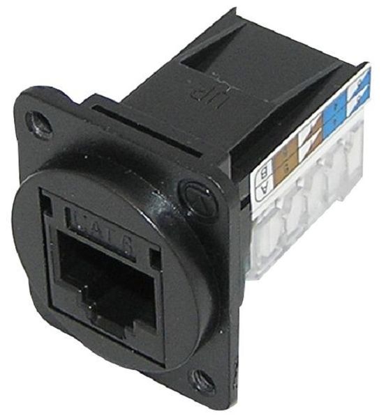 Tuk (SKMCBKDPM) Modular Connector, RJ45 Jack, 1 x 1 (Port), 8P8C, Cat6