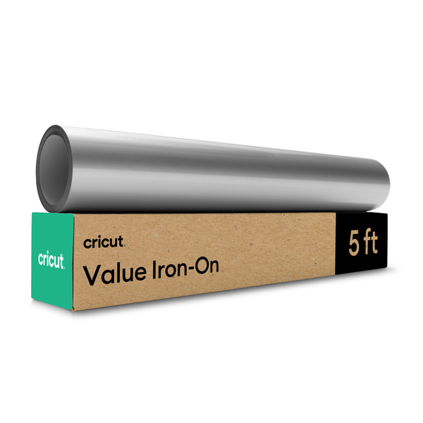 Cricut Value Iron-On 30.5 cm x 1.5 m Silver