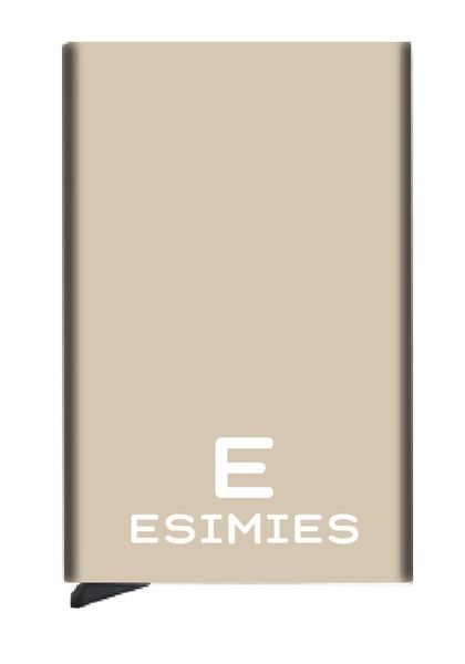 ESIMIES Anti-Theft RFID Aluminium Slide Up Wallet - Pink Gold