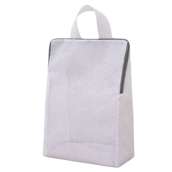 Protective Zippered Laundry Bag For Washer &amp; Dryer - White