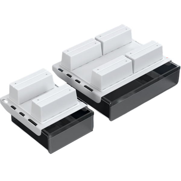 2 Pack Upgrade Under Desk Drawer For Table With Lip For Office Workspace