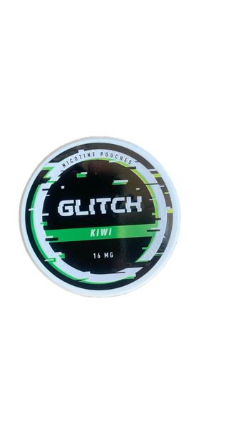 GLITCH kiwi 16mg nicotine pouches