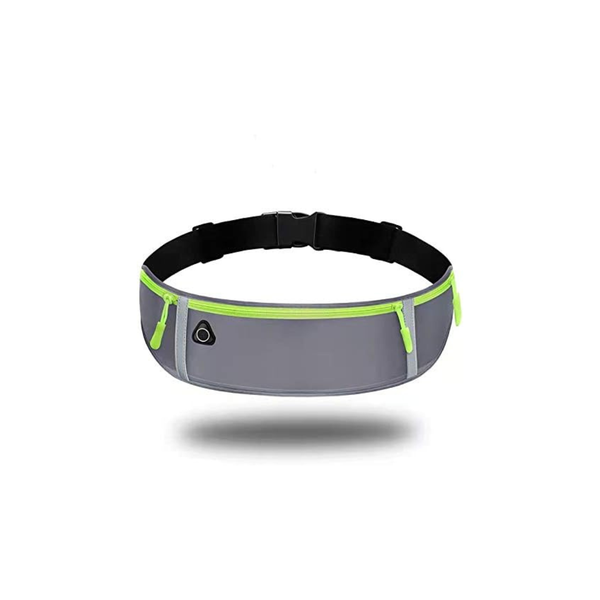 Reflective Adjustable Running Waist Belt - Fitness Pouch for Jogging,