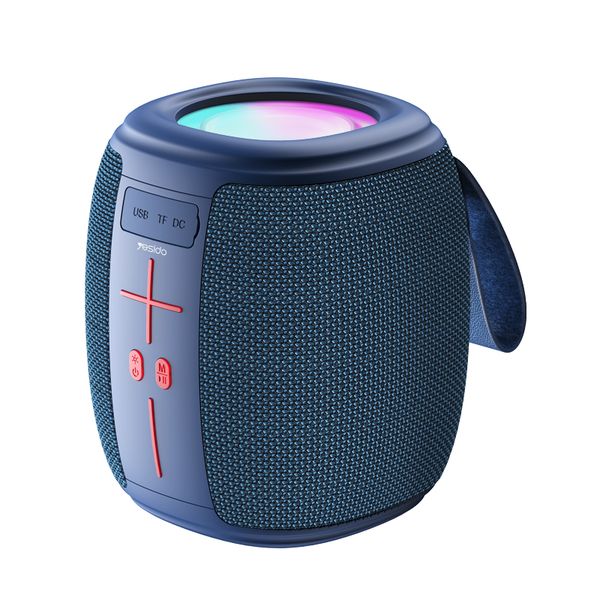 YESIDO Portable Wireless Bluetooth Speaker, RGB Light Subwoofer, YSW14