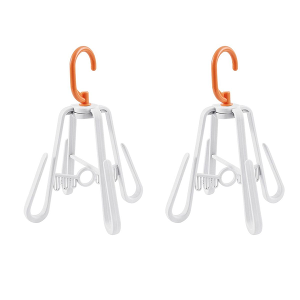 Set of 2 Multi-functional Shoe Drying Rack Accessories Hanger