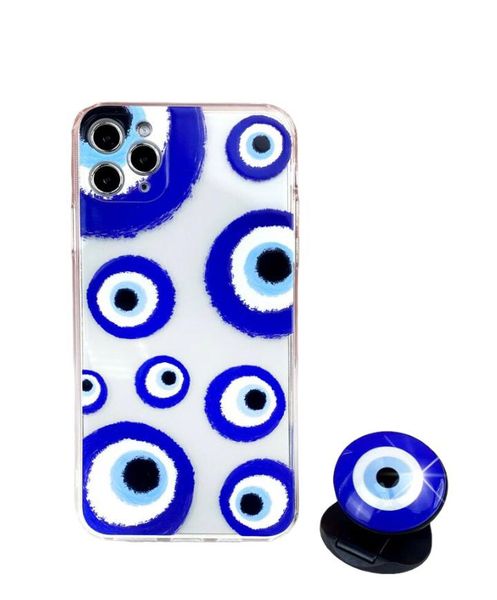 Evil Eye Phone Case with Stand Holder for iPhone 14