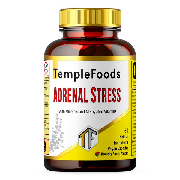 Temple Foods Adrenal Stress Formula - Burnout, No Energy, Fatigue