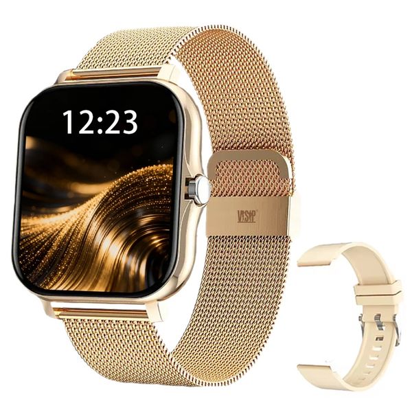 VSP Elegant Women's Smartwatch with 1.83 HD Touch Display&amp;Dual Strap Design