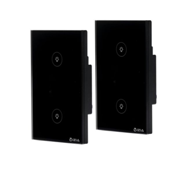 VIZIA Smart WiFi Light Switch - 2 Gang 2 Pack