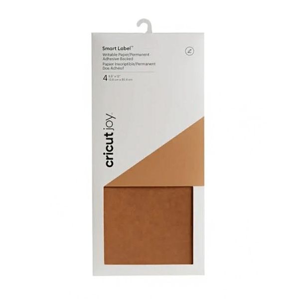 Cricut Joy 4-pack Smart Labels 14x30cm Kraft Brown 2007361