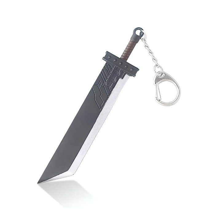 Final Fantasy 7 Cloud Strife Classic Buster Sword Metal Keyring