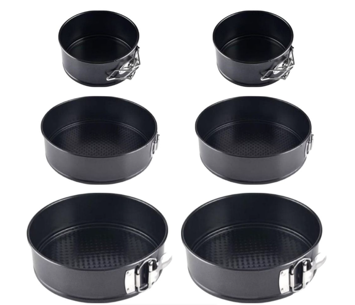 Kitchen Baking Non-Stick Cake Pan Set of 6 Jumbo Pack