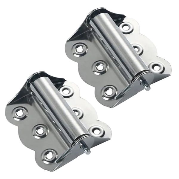 Tool DIY Stainless Steel Self-Closing Rustproof Butterfly Hinges 2pc - 7cm