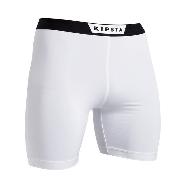 Kipsta Adult Football Undershorts Keepdry 100 - White