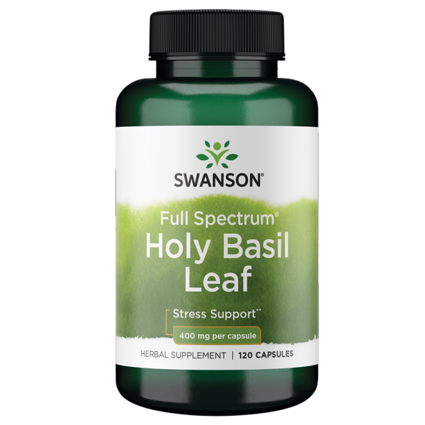Swanson Full Spectrum Holy Basil Leaf 400mg - 120 Caps
